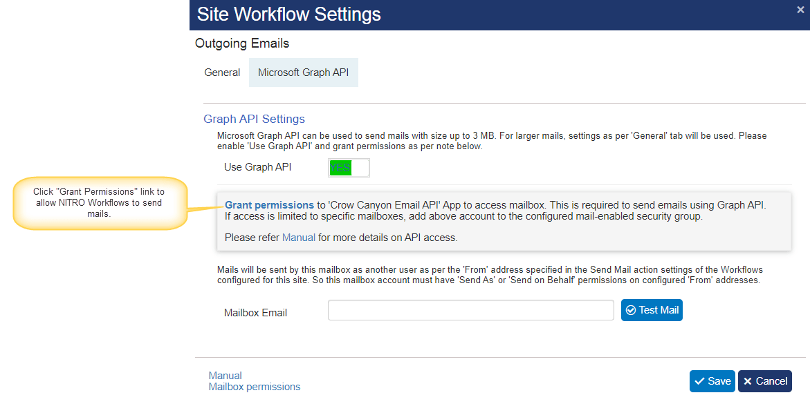 How to use Graph API for sending mails from NITRO Workflow Manager and ...